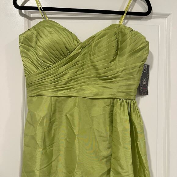 NWT Aqua Dresses Women's Green Strapless Mini Dress Size 12 - Picture 3 of 9
